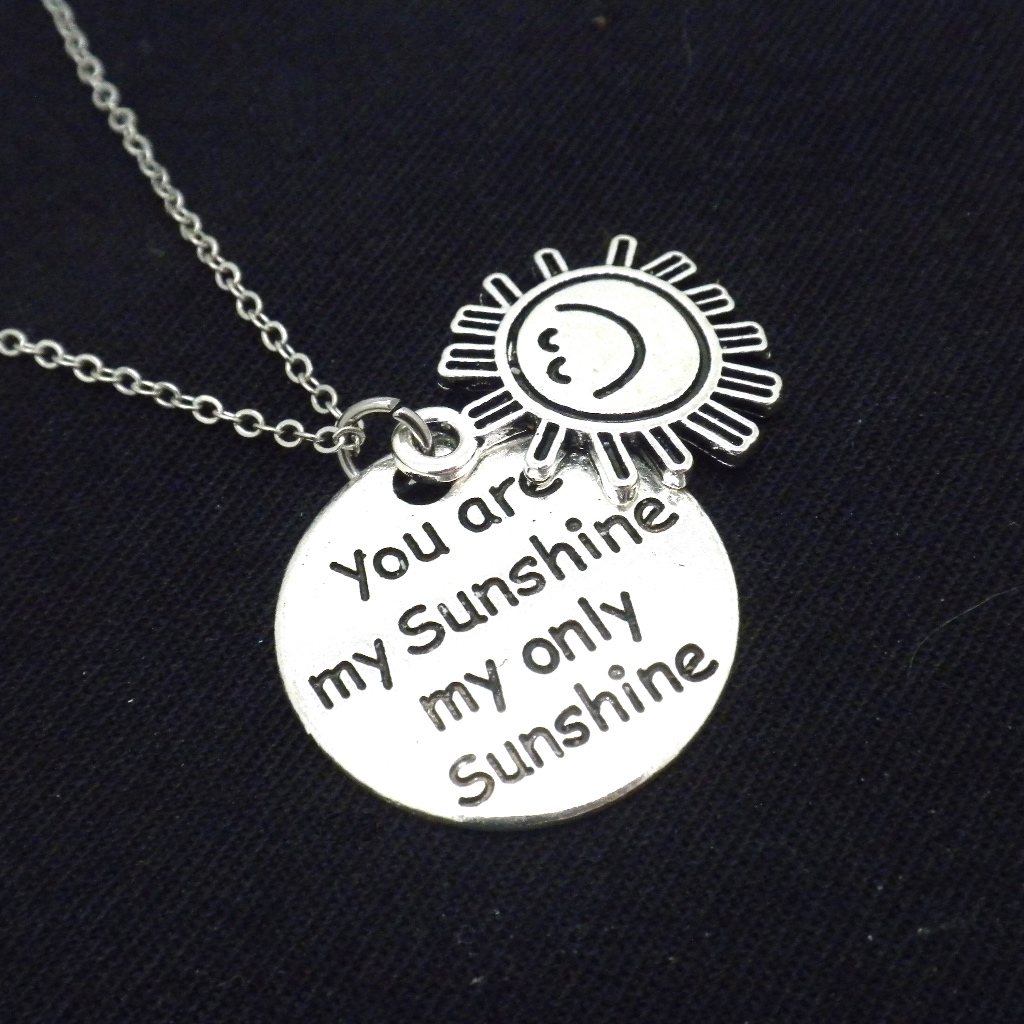You Are My Sunshine Necklace 18$